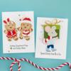 Dancin' Christmas Sentiments Clear Stamps - Spellbinders