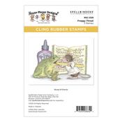 Froggy Throat Cling Rubber Stamps - Spellbinders