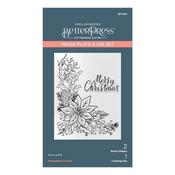 Poinsettia Corner Betterpress - Spellbinders
