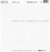 White Letter Scramble Alpha Stickers - Bella Blvd
