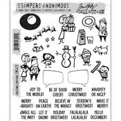 Christmas Cartoons Stamp Set by Tim Holtz - Stampers Anonymous