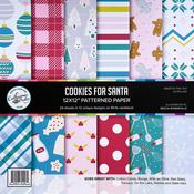 Cookies For Santa 12x12 Patterned Paper - Catherine Pooler