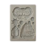 Adventure A6 Silicon Mold - Songs Of The Sea - Stamperia