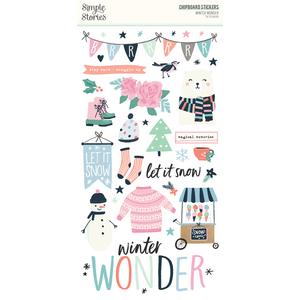 Winter Wonder 6x12 Chipboard Stickers - Simple Stories