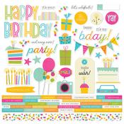 Birthday Cardstock Stickers - Simple Stories