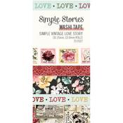 Simple Vintage Love Story Washi Tape - Simple Stories
