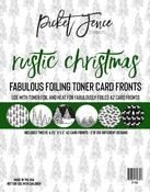 Rustic Christmas Fabulous Foiling Toner Card Fronts- Picket Fence Studios