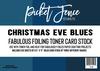 Christmas Eve Blues Fabulous Foiling Toner Card Stock - Picket Fence Studios