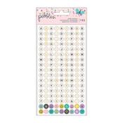Cool Girl Puffy Alphabet Stickers - Pebbles