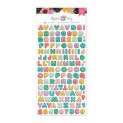 April & Ivy Alphabet Puffy Stickers - American Crafts