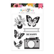 April & Ivy Acrylic Stamps - American Crafts