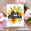 Dotted Flowers Die - Give Thanks - Waffle Flower Crafts