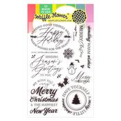 Dotted Labels Christmas Stamp Set - Give Thanks - Waffle Flower Crafts