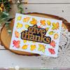 Fall leaves Background Stencil - Give Thanks - Waffle Flower Crafts