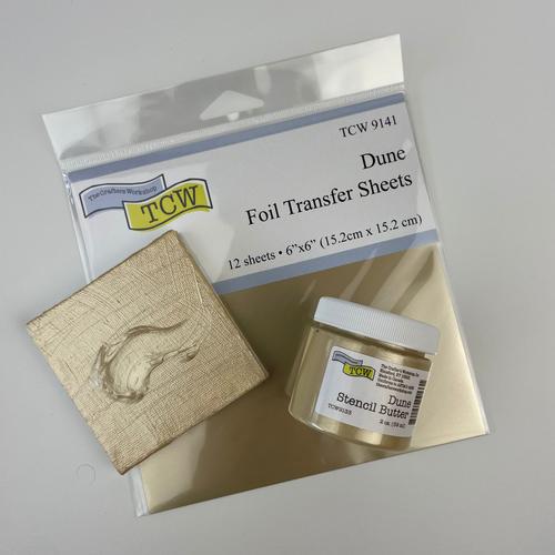 Crafter's Workshop Foil Transfer Sheets 6X6 12/Pkg-Turquoise