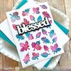 Blessed Print Die - Give Thanks - Waffle Flower Crafts