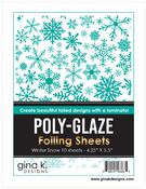 Winter Snow Poly-Glaze Foiling Sheets - Gina K Desgins