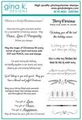 In The Inside Christmas Stamps - Gina K Designs