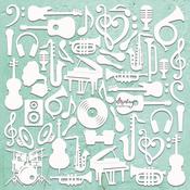 Music Chipboard Diecuts - Mintay Chippies - Mintay