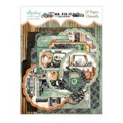 Mr. Fix It Envelope & Tag Ephemera - Mintay Papers