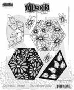 Quilts Of Daisies Cling Stamps - Dylusions - Stampers Anonymous