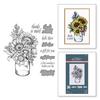 Sunflower Bouquet Press Plate & Die Set - Spellbinders