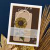 Sunflower Greetings Clear Stamps - Spellbinders