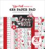 Love Notes 6x6 Paper Pad - Echo Park