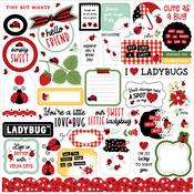 Little Ladybug Element Stickers - Echo Park