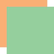 Green - Orange Paper - Make A Wish Birthday Girl - Echo Park