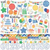 Make A Wish Birthday Boy Element Sticker - Echo Park