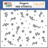 Confetti And Stars Stencil - Make A Wish Birthday Boy - Echo Park