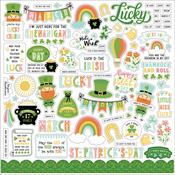 Happy St. Patrick's Day Element Sticker - Echo Park