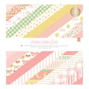 Hello Little Girl 12x12 Paper Pad - American Crafts