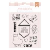 Hello Little Girl Mini Stamp Set - American Crafts