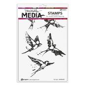 Fly High Cling Stamps - Dina Wakley MEdia - Ranger