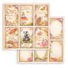 Six Cards Paper - Romantic Woodland - Stamperia