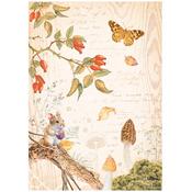 Butterfly Rice Paper - Romantic Woodland - Stamperia