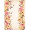 Floral Borders Rice Paper - Romantic Woodland - Stamperia