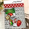 Stocking Full Of Coal Stamps - Picket Fence Studios