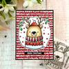 Christmas Wishes Background Stamp - Picket Fence Studios