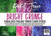 Bright Grunge Foiling Toner Card Stock - Picket Fence Studios