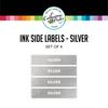 Metallic Silver Side Labels - Catherine Pooler