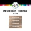 Metallic Champagne Side Labels - Catherine Pooler