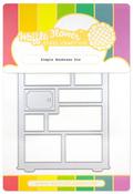 Simple Bookcase Die - Waffle Flower Crafts