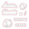 Naughty List Vintage Gift Card Box Add-On - Honey Cuts - Honey Bee Stamps