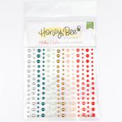 Holiday Wishes Pearls Pearl Stickers - 210 Pearls - Honey Bee Stamps