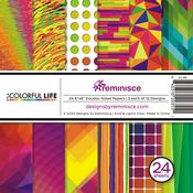 It's A Colorful Life 6x6 Paper Pack - Reminisce