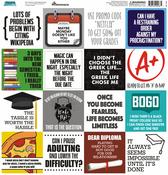 College Life 12x12 Sticker Sheet - Reminisce