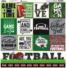 Let's Play Football 12x12 Sticker Sheet - Reminisce